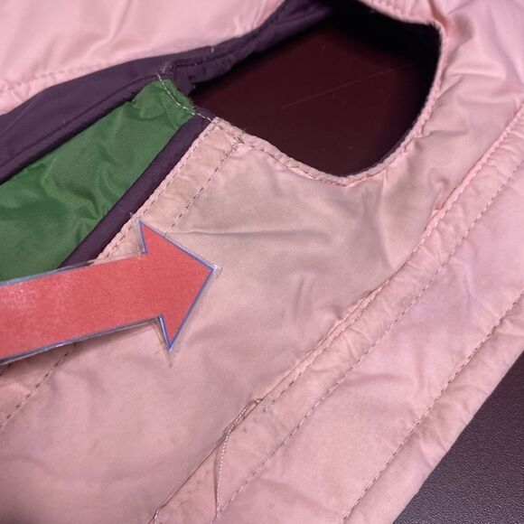 JUICY COUTURE Vintage Down Filled Dog Vest Reversible with Hood - Picture 11 of 15